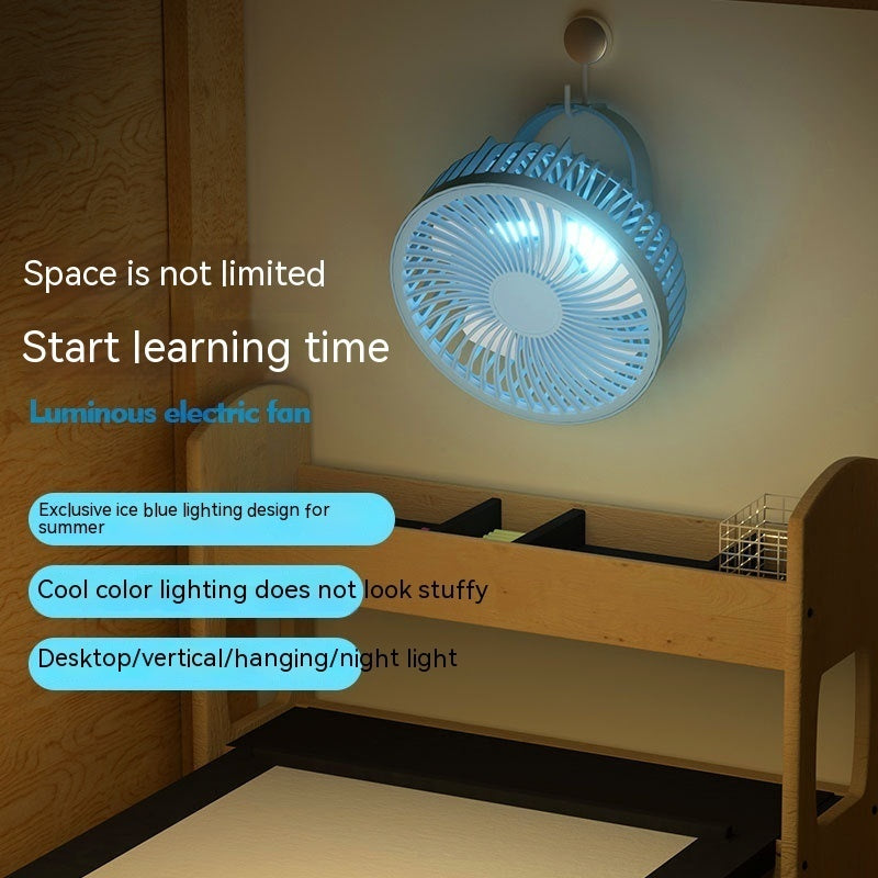 Small Electric Fan With Night Light
