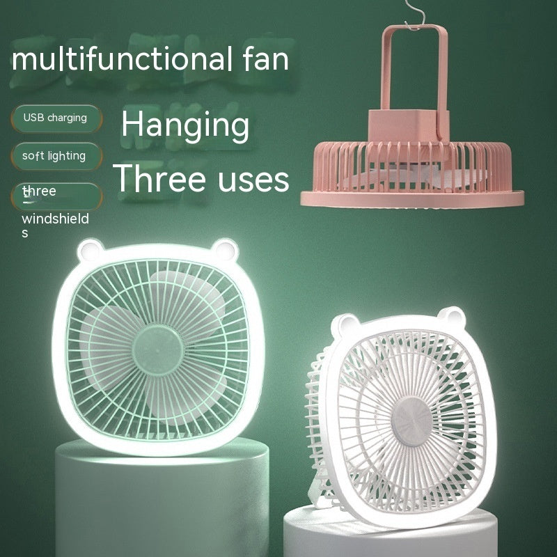 Small Electric Fan With Night Light