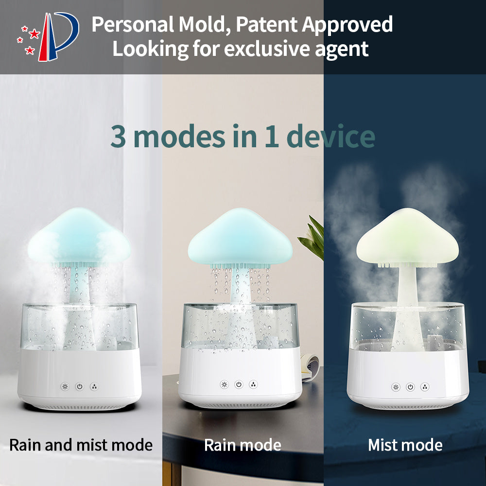Mushroom Water Drop Humidifier