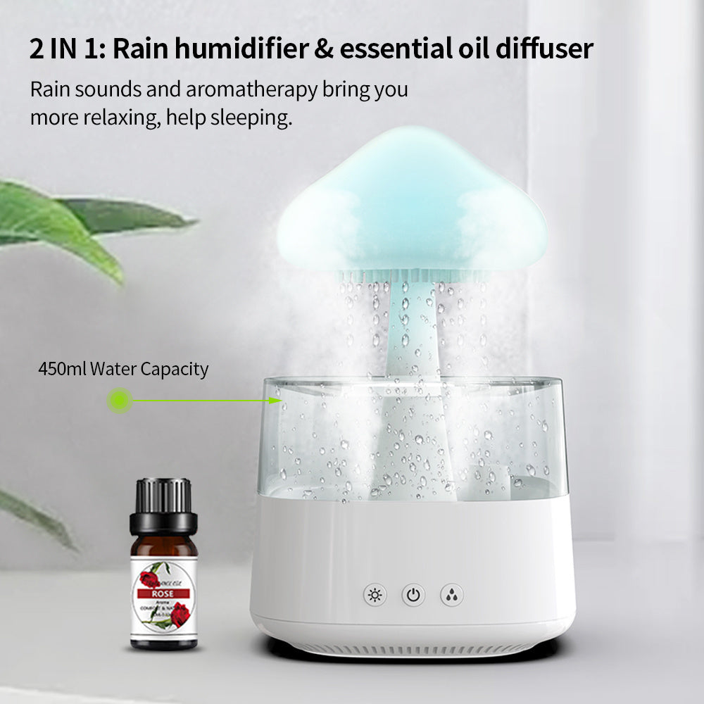 Mushroom Water Drop Humidifier