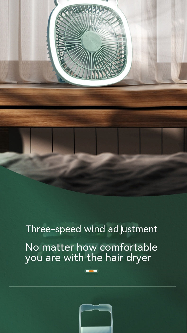 Small Electric Fan With Night Light