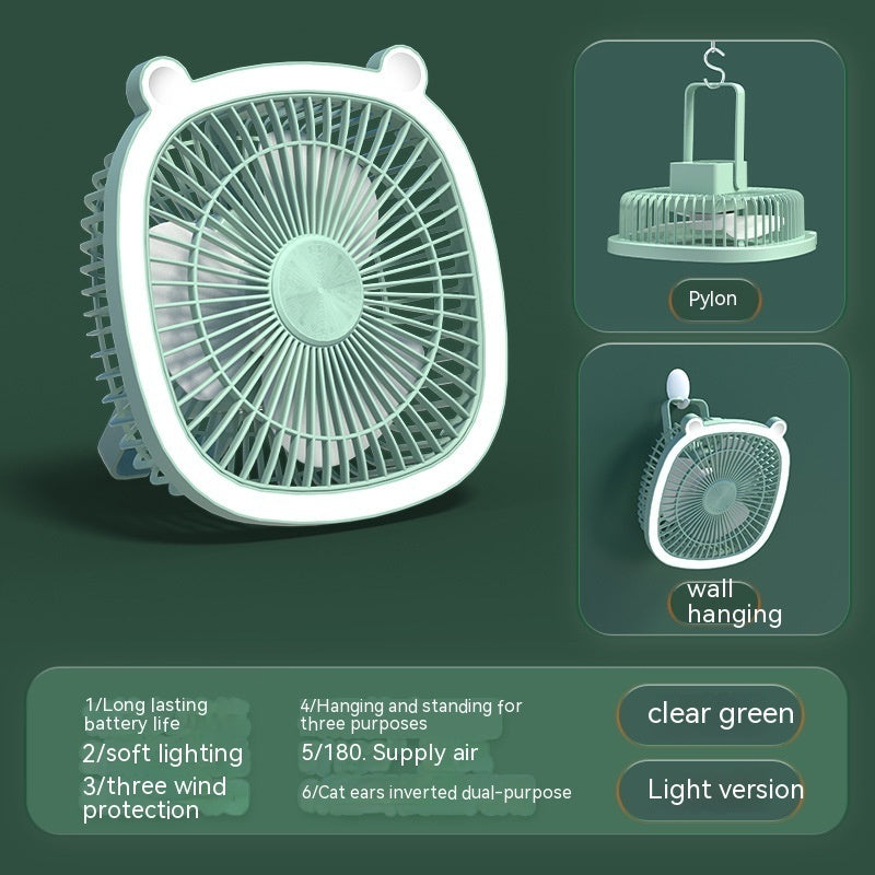 Small Electric Fan With Night Light