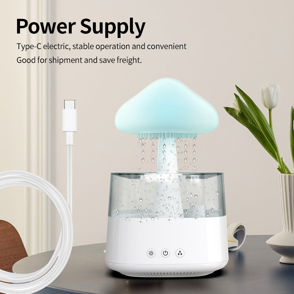 Mushroom Water Drop Humidifier