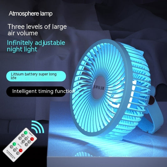 Small Electric Fan With Night Light